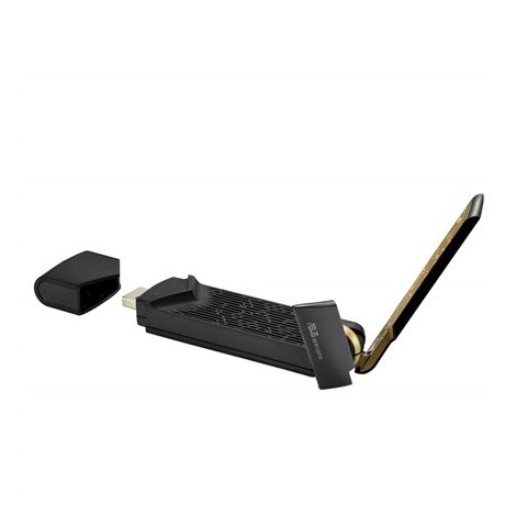 Asus | Wireless Dual-band | USB-AX56 AX1800 (No cradle) | 802.11ax | 1201+574 Mbit/s | Mbit/s | Ethernet LAN (RJ-45) ports | Mes - 5